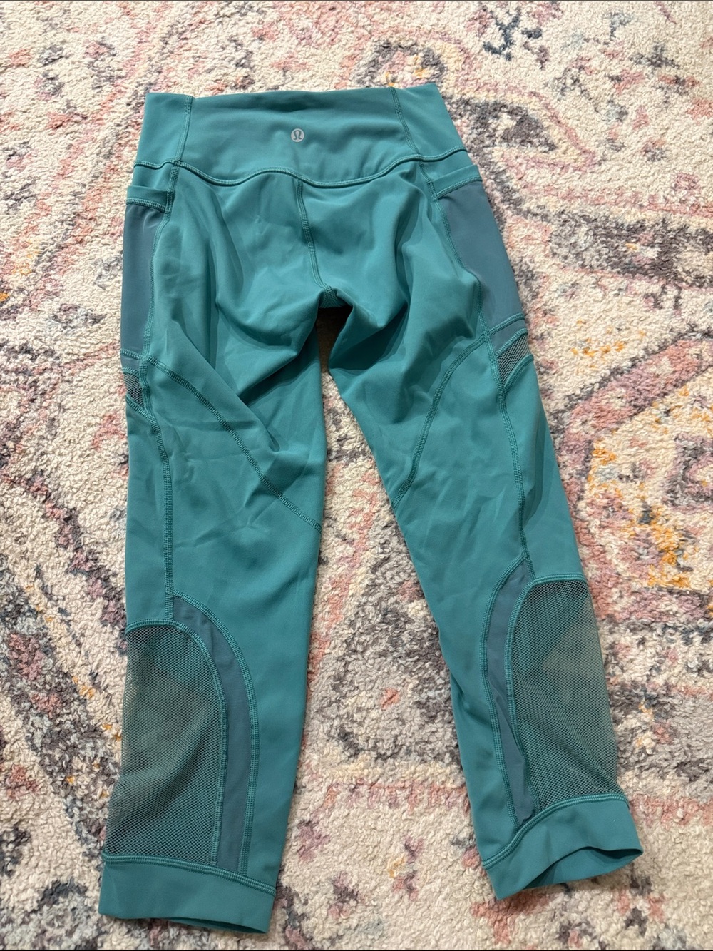 Lululemon Kids Teal Capri Leggings
